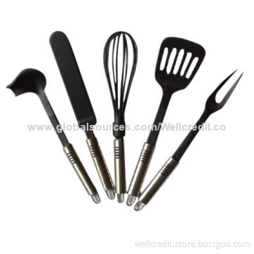 2014 Hot-selling Nylon Kitchen Tools with Stainless Steel Handle